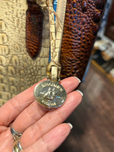 Load image into Gallery viewer, Brahmin beige & brown Leather reptile texture Tote Purse