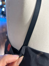 Load image into Gallery viewer, Dolce & Gabbana Black and Red Silk Floral bustier back zipper Dress, AS IS-needs cleaning + minor repair, Size 44