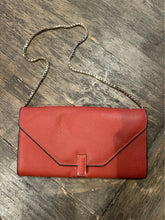 Load image into Gallery viewer, valextra Rust Leather gold chain AS IS Purse, Minor dents!