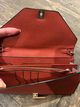 Load image into Gallery viewer, valextra Rust Leather gold chain AS IS Purse, Minor dents!
