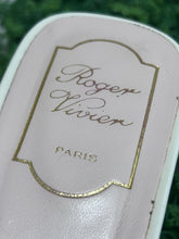 Load image into Gallery viewer, Roger Vivier Ivory Patent Leather Open Toe buckle detail sandals, Size 41