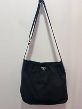 Load image into Gallery viewer, Prada Black Size crossbody Zip Pockets Purse