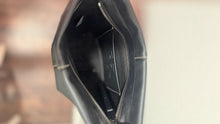 Load image into Gallery viewer, Proenza Schoulder Black Leather contrast stitching Size bucket bag Purse