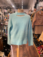 Load image into Gallery viewer, Dodo Bar Or mint Wool Blend collar cut outs Sweater, Size 40
