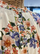 Load image into Gallery viewer, FARM Rio cream & multi cotton & viscose Floral Mini Button Up Dress