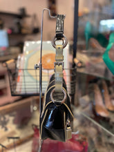 Load image into Gallery viewer, Prada Black & Green Tessuto Shoulder Purse W/Pockets, Gently Worn