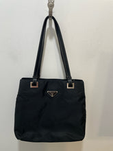 Load image into Gallery viewer, Prada Black Nylon Tessuto Tote Small Purse