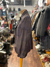 Load image into Gallery viewer, Engineered Garments purple multi cotton & nylon Plaid Button up Blazer, Size XS