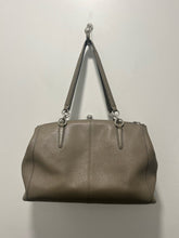 Load image into Gallery viewer, Coach Dune Leather Crossbody Silver Hardware Purse