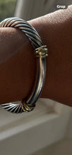 Load image into Gallery viewer, David Yurman two toned 925 & 14k Bracelet W/Clasp