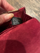 Load image into Gallery viewer, FENDI Burgundy Leather colorblock AS IS Clutch Purse