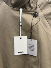 Load image into Gallery viewer, EAVES Khaki cotton & poly belted thick scarf included Jacket, Size S NWT