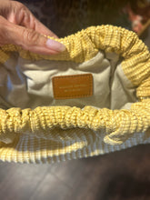 Load image into Gallery viewer, Mansur Gavriel golden yellow Woven chain link Purse