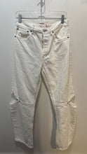 Load image into Gallery viewer, Still Here White Denim Cutout Jeans