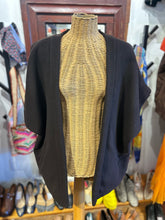 Load image into Gallery viewer, Erica Tanov Dark Brown Blend Short sleeve pocket Jacket