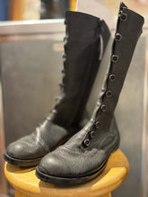 Load image into Gallery viewer, Cydwoq Black Leather Zip Up tall boot, Size 42