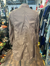 Load image into Gallery viewer, Pleats Please Tan Nylon trench style Button up Jacket, Size M New w/tags