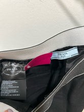 Load image into Gallery viewer, Prada Black Blend Logo side zip Pant AS IS-holes, Size 36