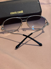Load image into Gallery viewer, Roberto Cavalli AS IS silver & black Sunglasses