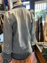 Load image into Gallery viewer, Sefr Blue Cotton Denim button longsleeve Jacket, Current, Size Small