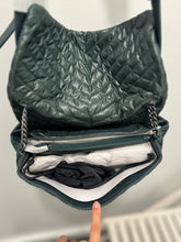 Load image into Gallery viewer, Rebecca Minkoff Green Nylon Quilted duster included Purse