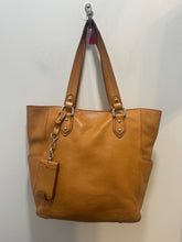 Load image into Gallery viewer, Aeon Camel Leather Tote W/badge, AS IS Wear, duster incl.