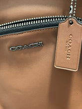Load image into Gallery viewer, Coach Brown Leather multi pockets logo detail sling Purse