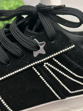 Load image into Gallery viewer, Jimmy Choo Black & White Size 39.5 pearl beading sneaker Shoe