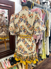 Load image into Gallery viewer, FARM Rio cream & multi cotton & viscose Floral Mini Button Up Dress
