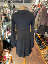 Load image into Gallery viewer, Cop Copine Black Cotton Blend graphic Long sleeve Dress, Size 38