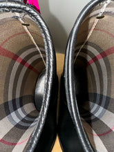 Load image into Gallery viewer, Burberry Black Rubber Size 38 rainboot Shoe