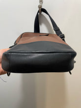 Load image into Gallery viewer, Coach Brown Leather multi pockets logo detail sling Purse