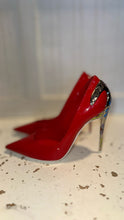 Load image into Gallery viewer, Gimmy Baldinini Red patent Stiletto Heel, Size 38
