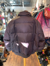 Load image into Gallery viewer, Theory Maroon Nylon Puffer Coat, Size M/L