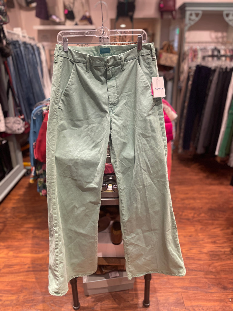 Mother Green Cotton Blend NWT! Pant, Size 31