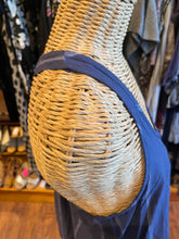 Load image into Gallery viewer, BSBEE Navy Cotton Faint White Stripes Tank Top, Size M