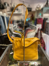 Load image into Gallery viewer, LOEWE Yellow Leather Embossed Crossbody Purse
