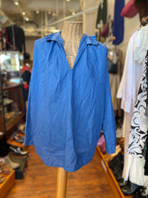 Load image into Gallery viewer, A Shirt Thing Classic Blue Cotton NWT! Top, Size L
