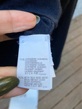 Load image into Gallery viewer, Brunello Cuccinelli Slate Cashmere/Silk Beaded Accents Structured Collar Top, Size M