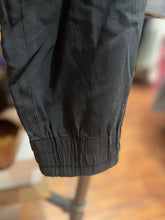 Load image into Gallery viewer, GUCCI Black Rayon W/Ankle Zipper Jogger Dress Pant, Size 42