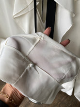 Load image into Gallery viewer, CHLOE "Milk" White & Black Silk Blouse, Size 40