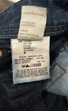 Load image into Gallery viewer, Diesel Dark Wash Cotton kick flare Jeans, Size 27
