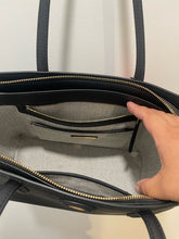 Load image into Gallery viewer, Tory Burch Black Leather gold hardware purse
