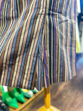 Load image into Gallery viewer, DRIES VAN NOTEN multi colored Cotton Blend striped Pencil Skirt
