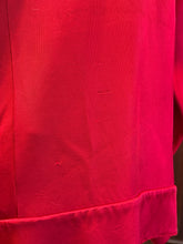 Load image into Gallery viewer, Burberry Red &amp; white Viscose Stripe zipper front oversized Jacket
