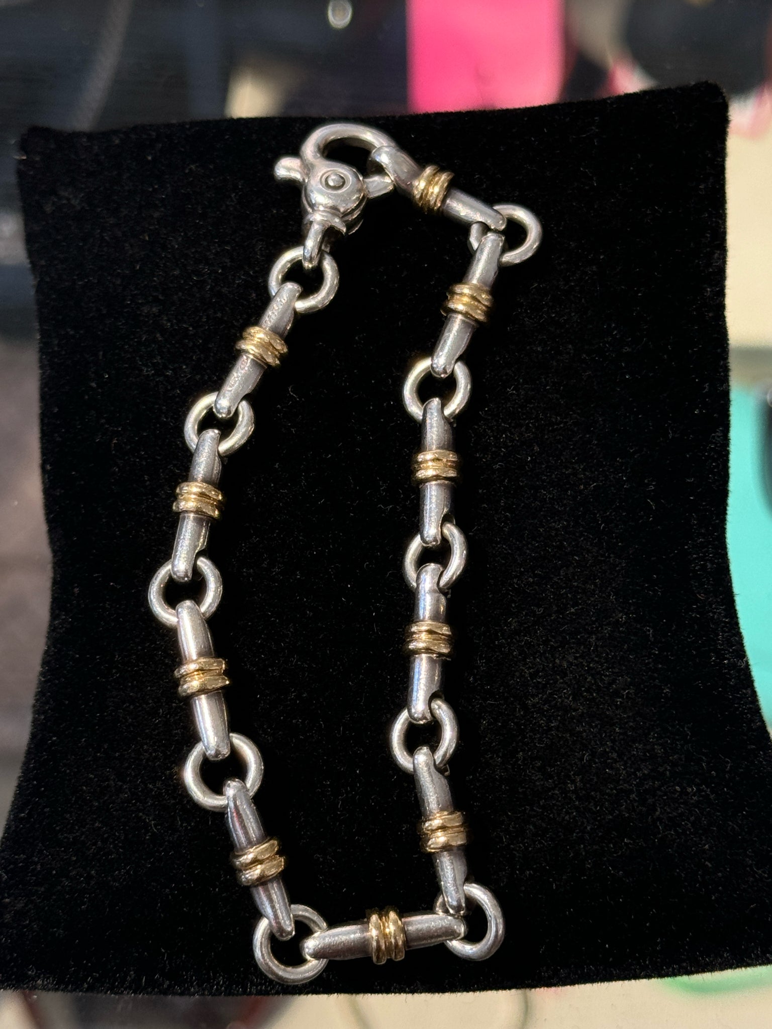 Tiffany & Co two toned 925 & 18k Link Bracelet