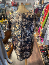 Load image into Gallery viewer, Roberto Cavalli Brown 100% silk Animal Print Short sleeve Dress, Size 44
