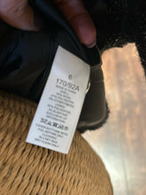 Load image into Gallery viewer, Kate Spade Black Blend sparkly Silver Hardware Blazer
