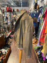Load image into Gallery viewer, Dynasty Leather olive leather Vintage Jacket, Size S

