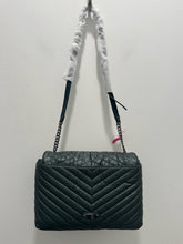 Load image into Gallery viewer, Rebecca Minkoff Green Nylon Quilted duster included Purse
